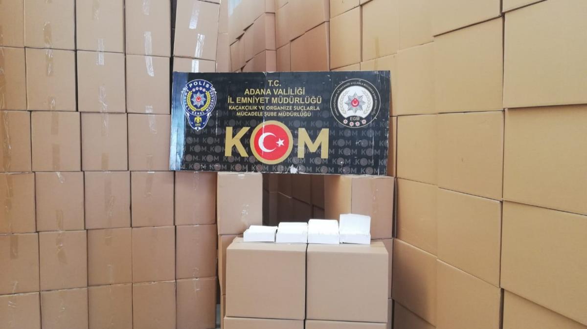 105 milyon 700 bin makaron yakaland