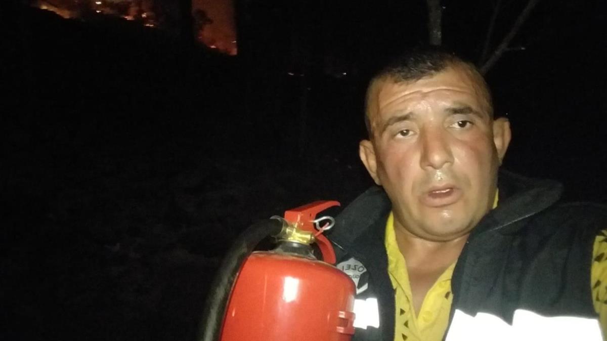 Yangn sndrmeye gitti, motosikleti alnd