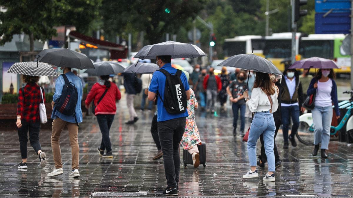 Meteoroloji'den kuvvetli saanak uyars