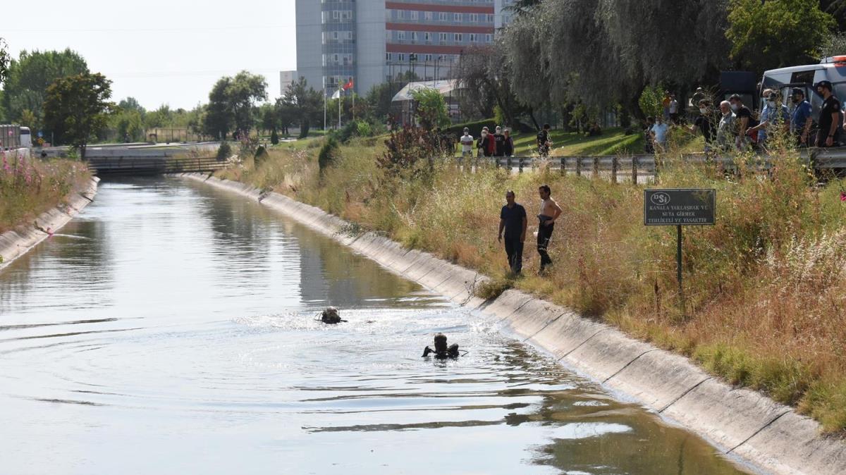 Sulama kanalna den 15 yandaki ocuk aranyor