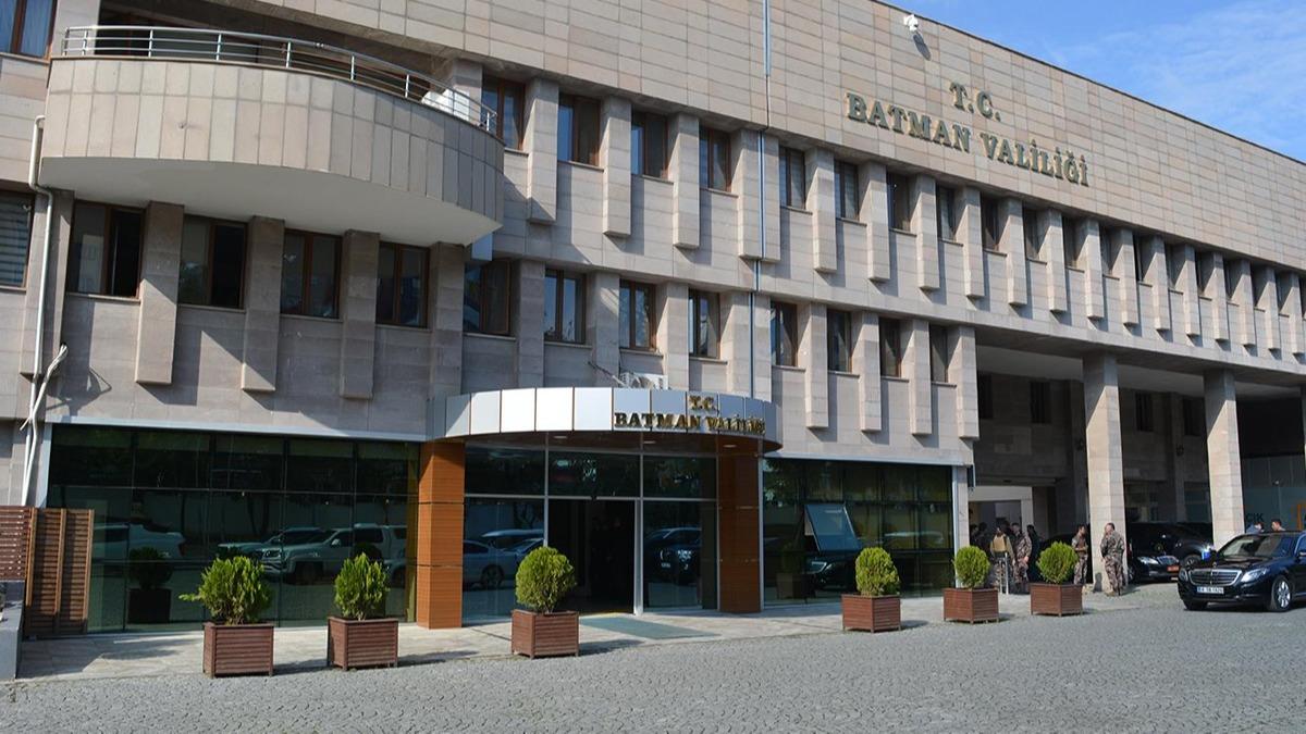 Batman Valilii aklad: Kullanm yasakland