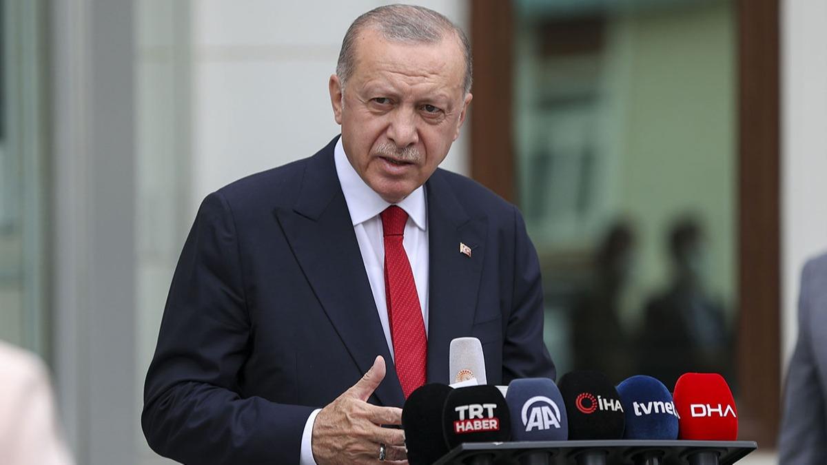 Cumhurbakan Erdoan'dan olimpik sporculara: ''Bizlere byk gurur yaattnz''