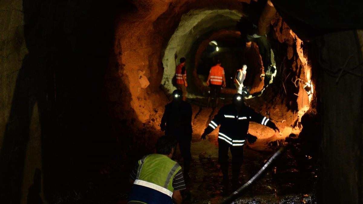 Tnelde sele kaplan iiyi arama almalar devam ediyor