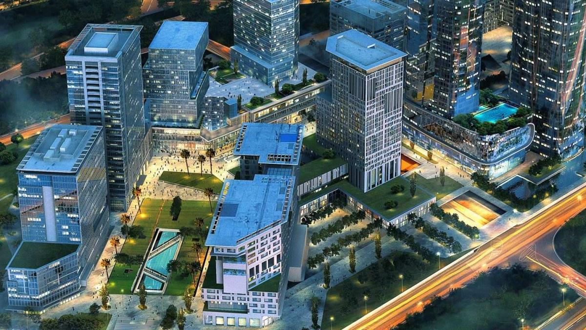 stanbul Uluslararas Finans Merkezi projesi kapsamnda ina edilen SPK binasnn yzde 88'i tamamland
