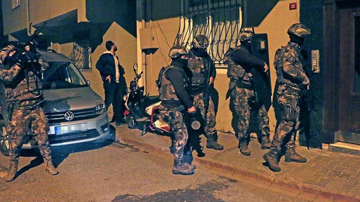stanbul merkezli terr rgt PKK'ya ynelik operasyonda 6 kii yakaland