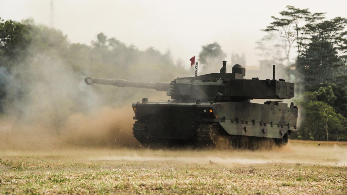 Yl sonunda karde lkeye teslim edilecek yerli tank son haliyle grcye kacak!