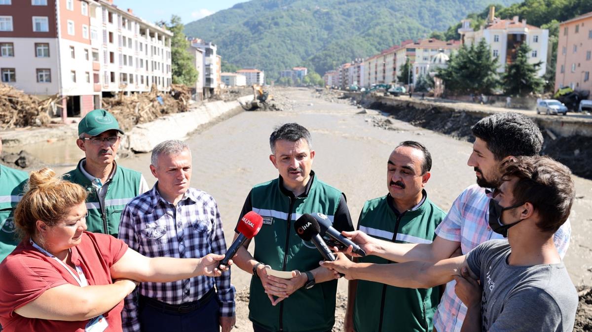 Bakan Pakdemirli Bozkurt'ta incelemelerde bulundu
