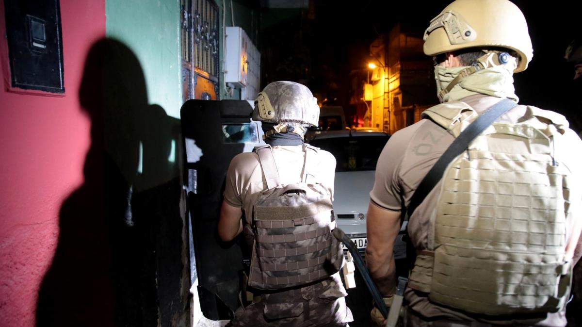 Adana'da terr rgt DEA operasyonu