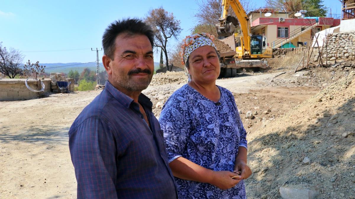 Osmaniye'deki orman yangnnda yaam alanlar hasara urayan vatandalarn yaralar devlet eliyle sarlyor