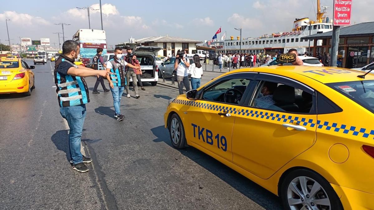 Eminn'nde ceza kesilen taksici: Hak ediyoruz