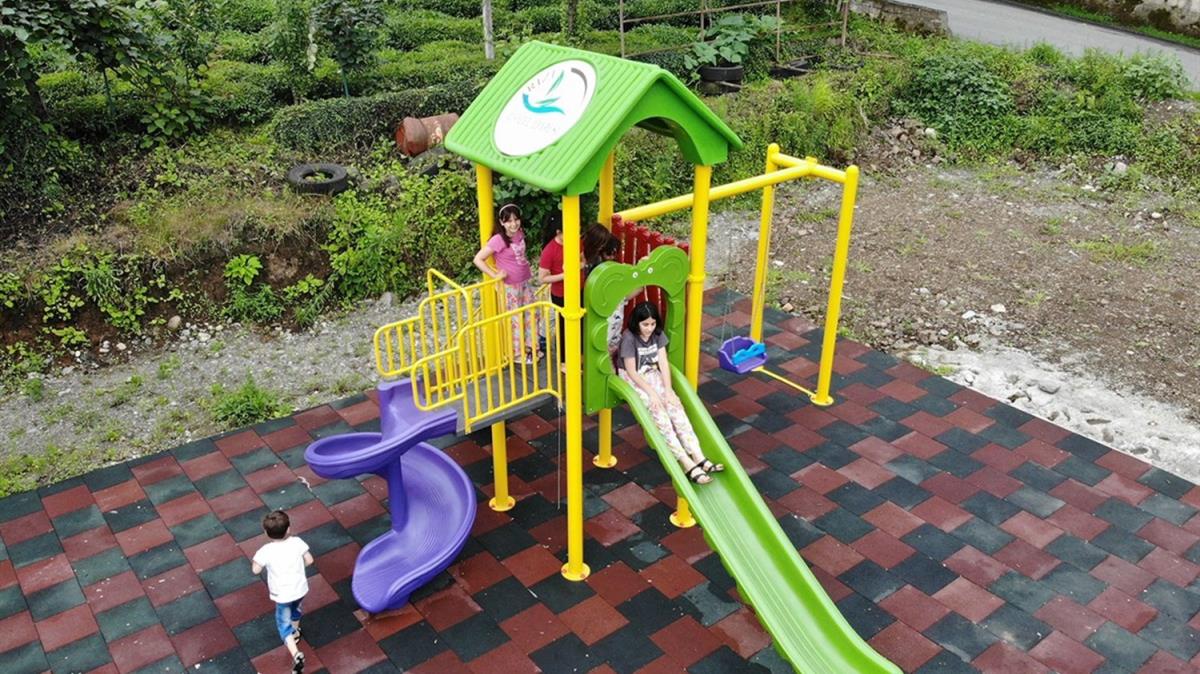 Rize'de 70 kye oyun park kuruldu
