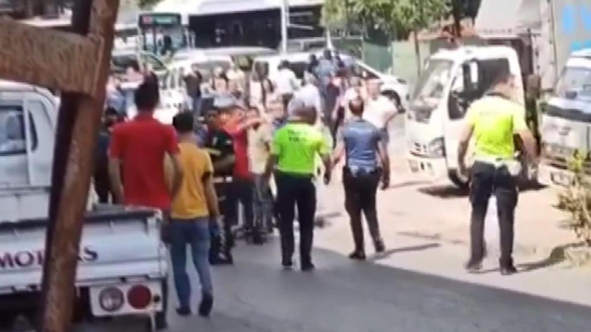 Baclar'da kavgaya polis mdahalesi sonras sokak kart