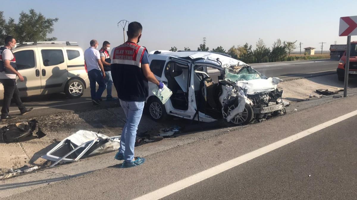 Konya'da trafik kazas: 6 kii ld
