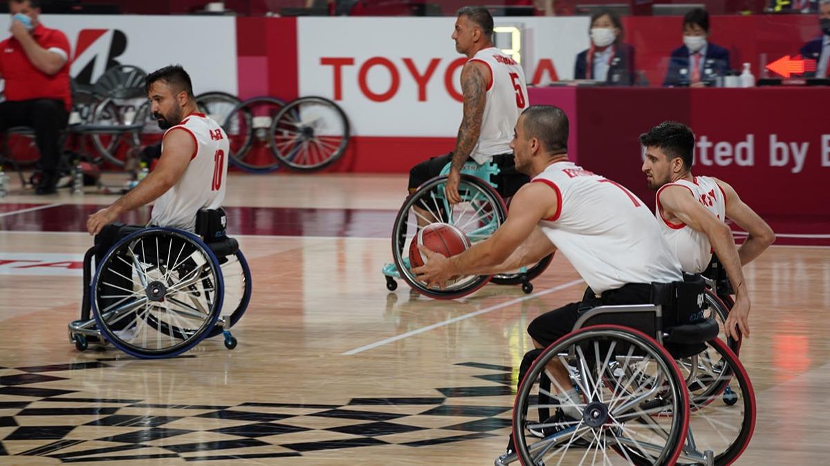Tekerlekli Sandalye Basketbol Milli Takm eyrek finalde