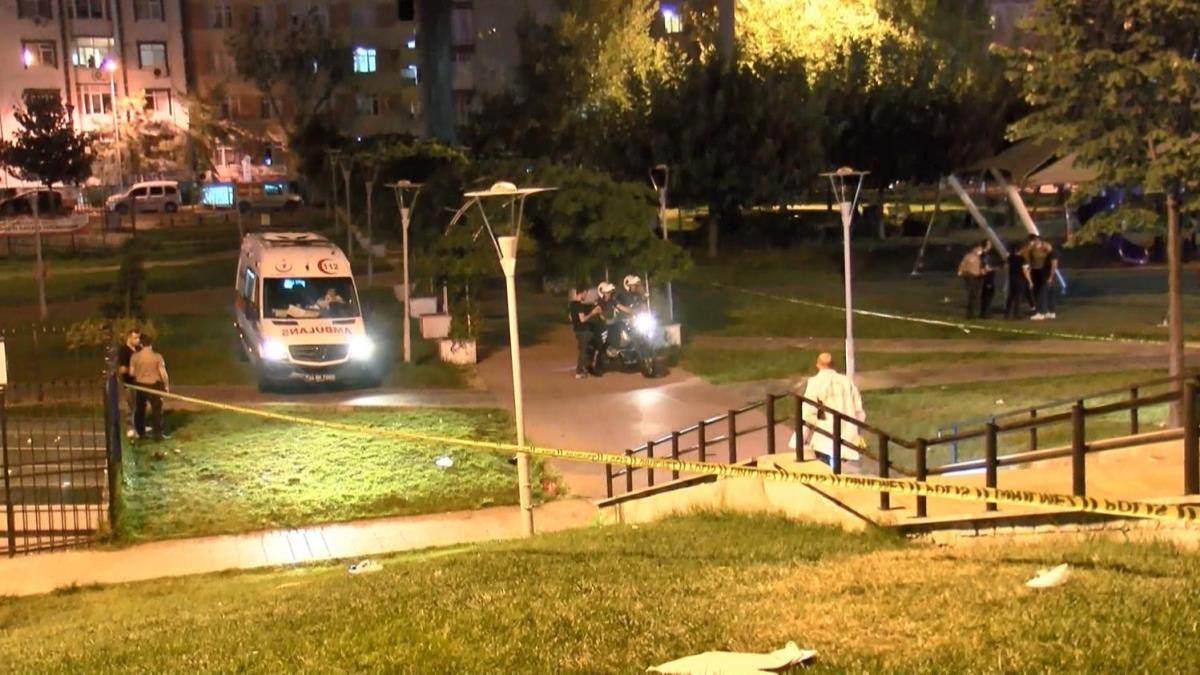 Gngren'de parkta silahl saldr