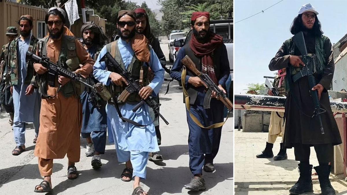 Eski kyafetlerini kardlar! te Taliban'n askeri kamuflaj