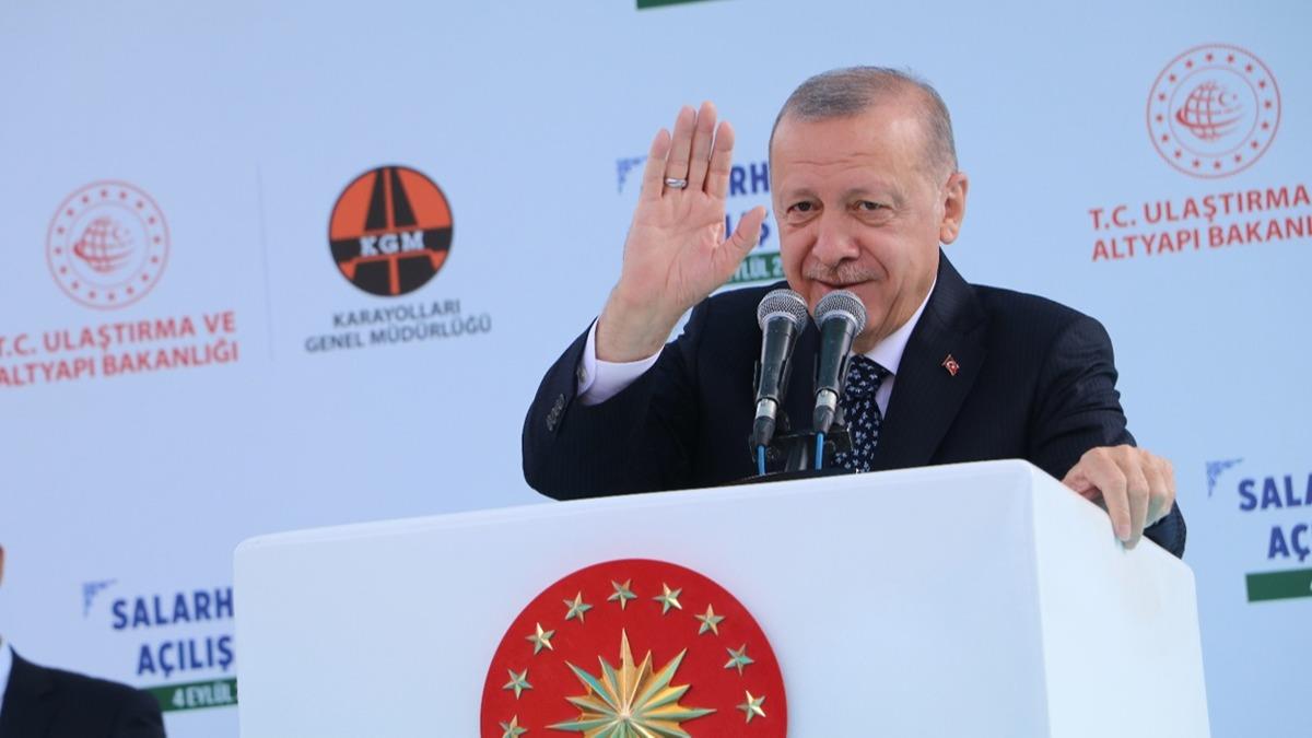 Cumhurbakan Erdoan'dan Akener'in benzetmesine tepki: Yolun ak olsun