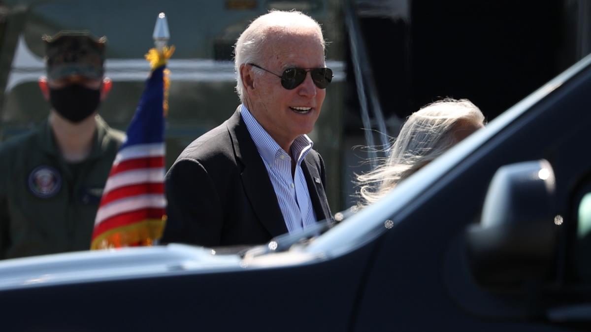 Biden afet blgesinde incelemelerde bulundu 