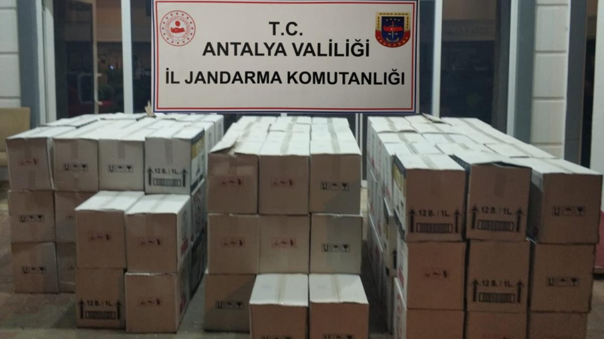 1498 litre sahte bandroll iki yakaland