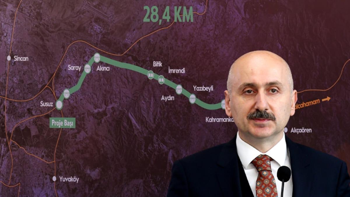 Ankara-Kahramankazan Yolu kullanma ald! 227 milyon TL tasarruf