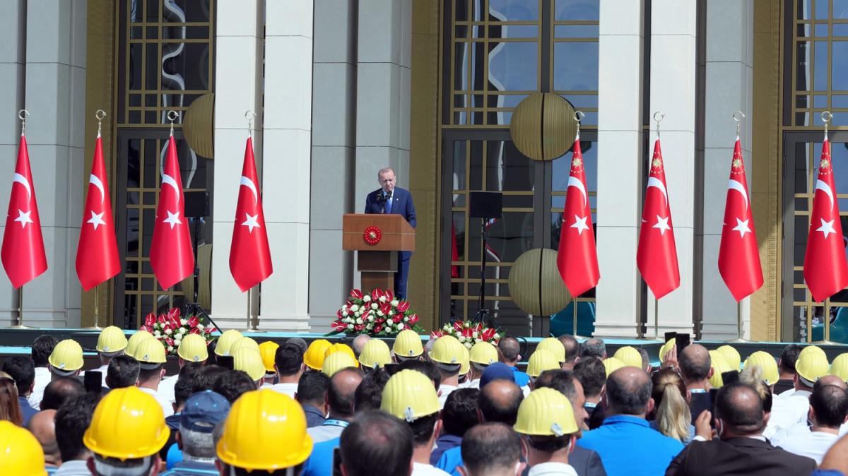 Cumhurbakan Erdoan: Byk ve gl Trkiye sileti ufukta gzkmtr