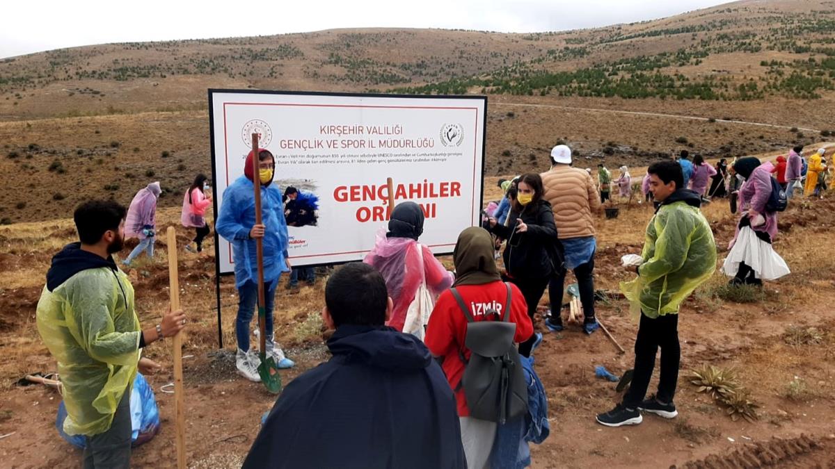 81 ilden rencilerin getirdii topraklar fidanlarla bulutu