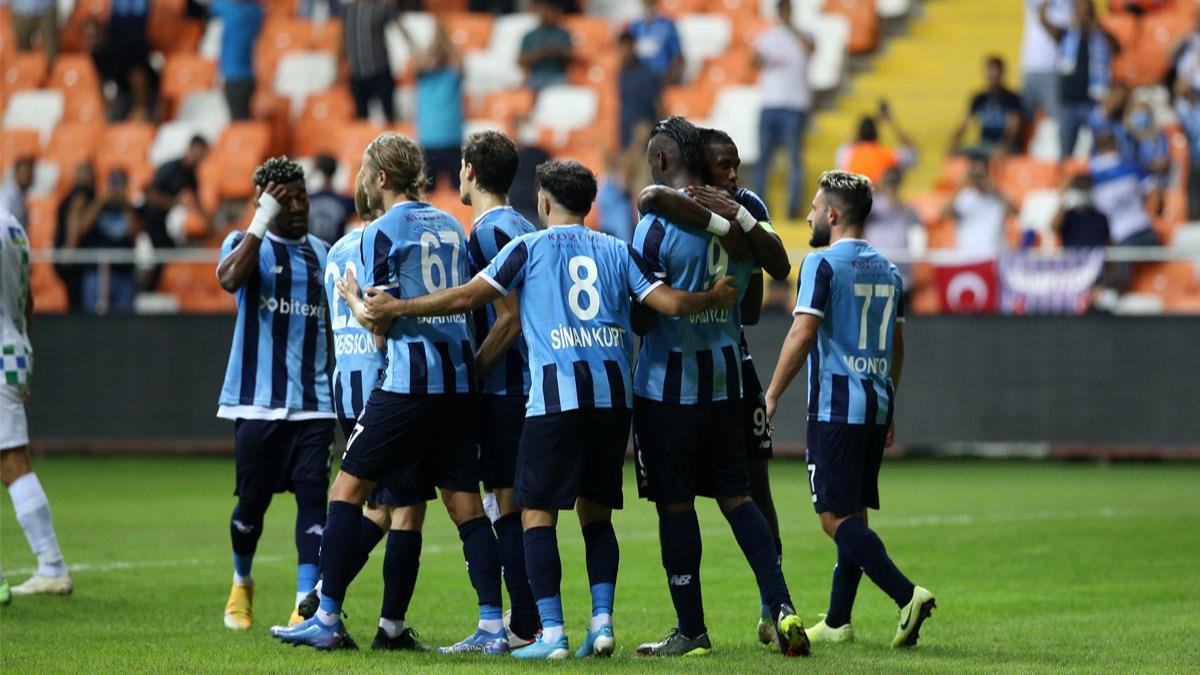 Adana Demirspor galibiyet hasretine son verdi
