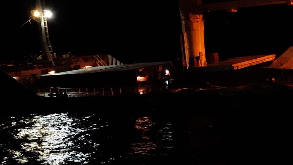 anakkale Boaz aklarnda gemi kazas