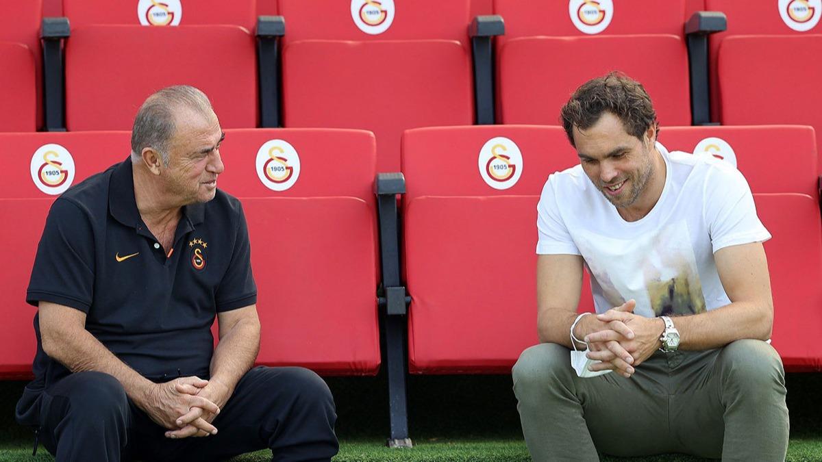 Galatasaray'n antrenmannda Elmander srprizi