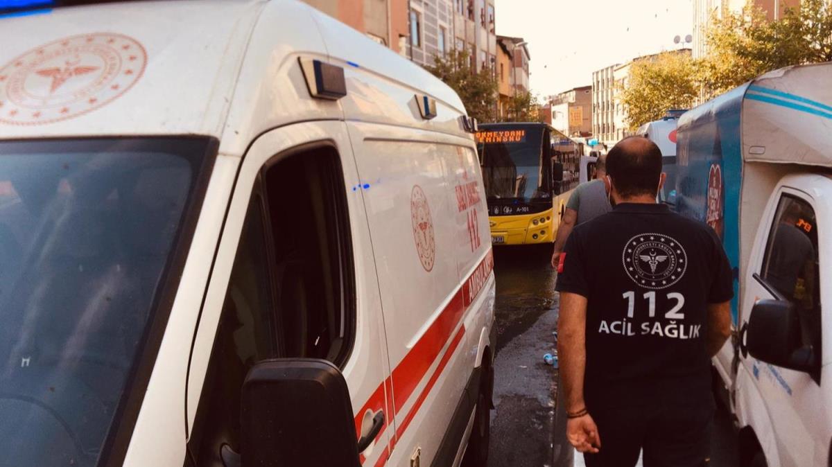 Beyolu'nda i yerinde yangn