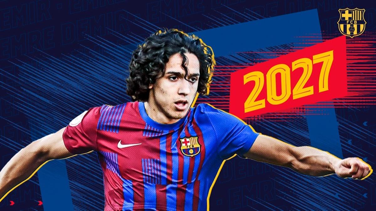 Kayserispor resmen duyurdu! Emre Demir Barcelona'da
