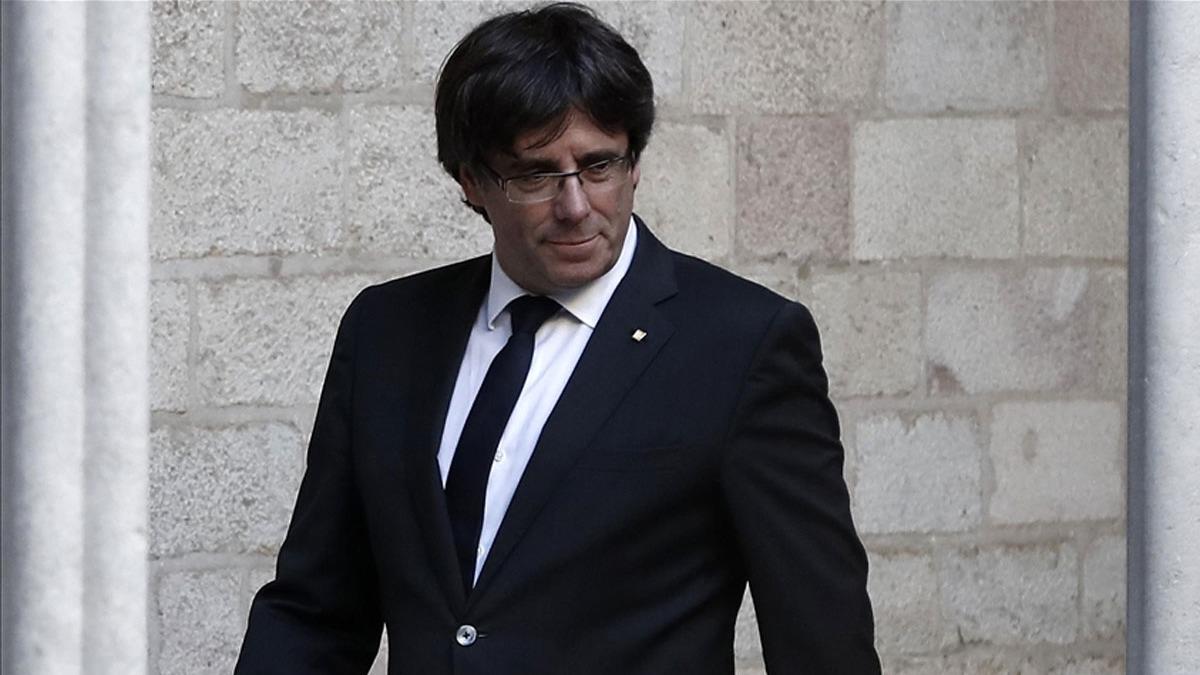 spanyol hkmetine gre, Puigdemont'un gzaltna alnmas ''devam eden adli prosedrn sonucu''