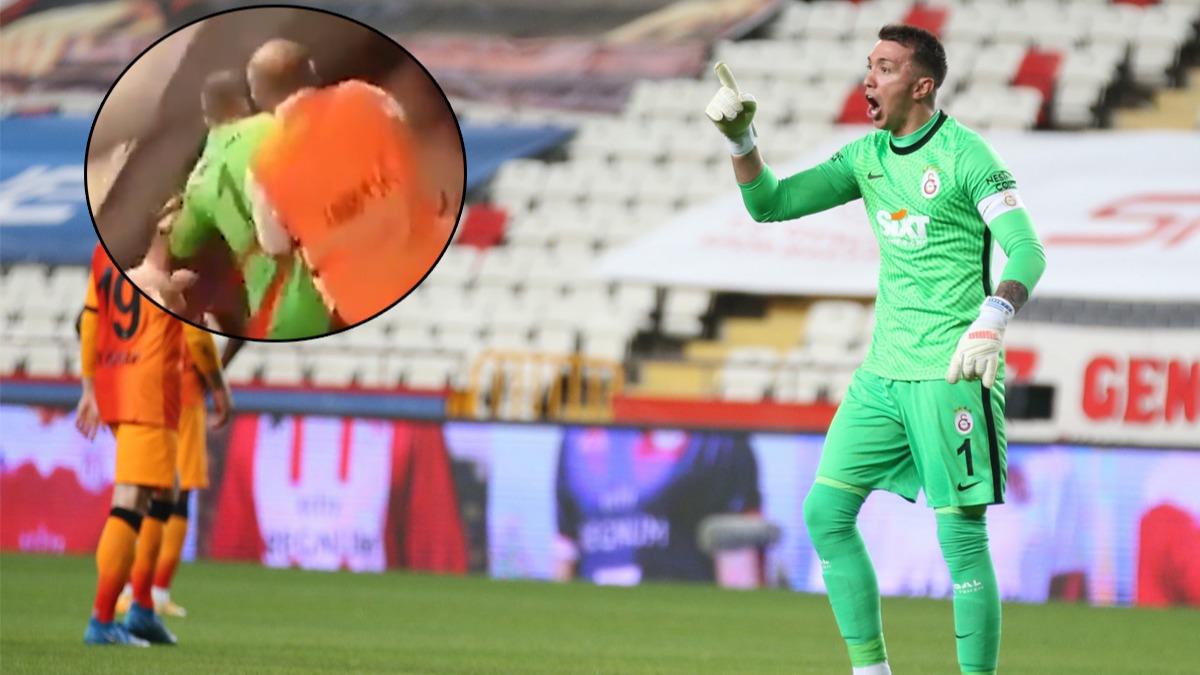 Muslera zerine yrd, saldrmaya alt! Galatasaray'dan aklama gelmedi