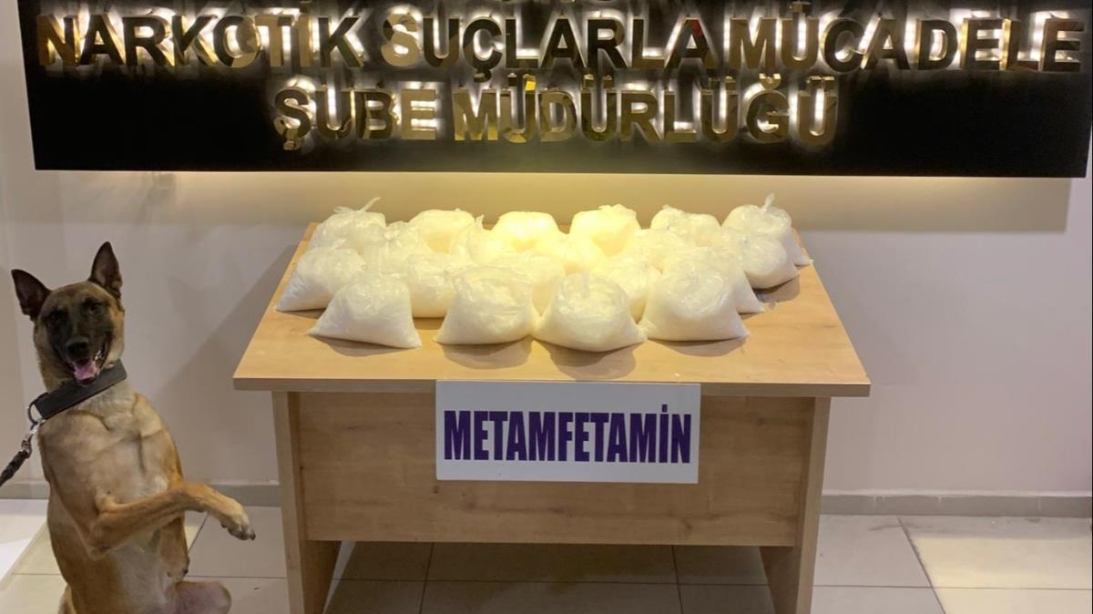 Bursa'da 20 kilogram metamfetamin ele geirilen operasyonda bir kii tutukland