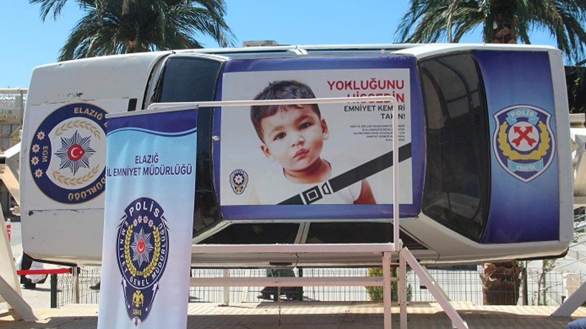 Emniyet kemeri takmayanlara ilgin uygulama! Anbean o an yaadlar