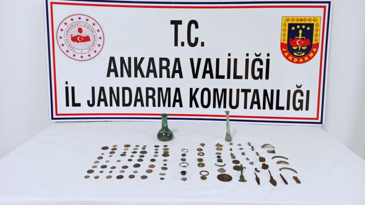 Bakentte tarihi eser operasyonu