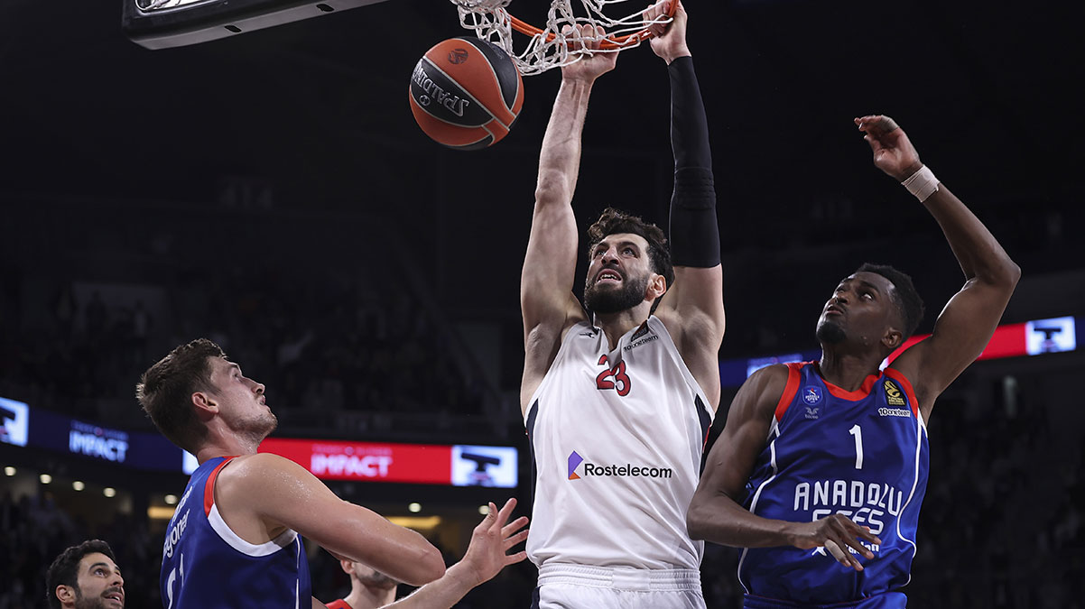 Anadolu Efes'i ykan Shengelia, haftann MVP'si oldu