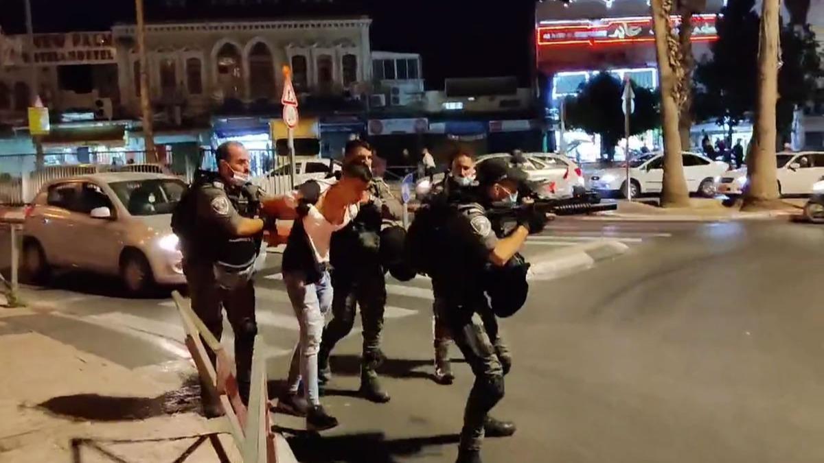 srail polisinin Filistinlilere mdahalesinde 3 kii yaraland, 2 kii tutukland