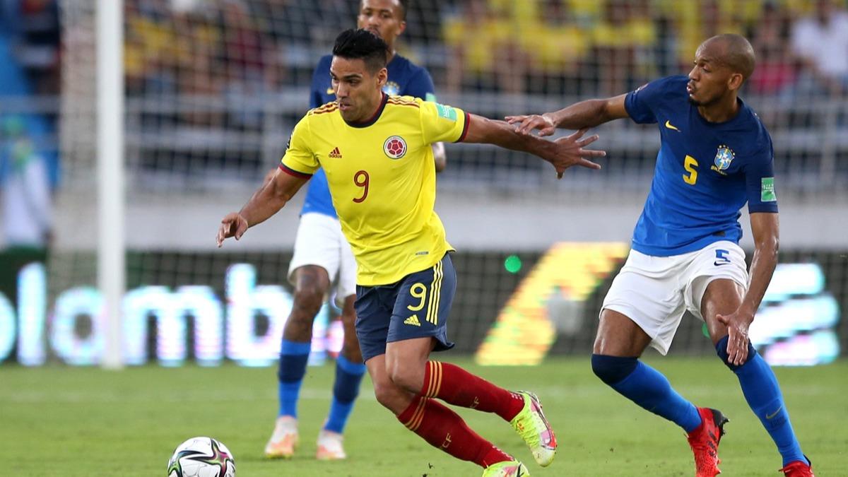 Radamel Falcao'lu Kolombiya Brezilya'dan puan kapt
