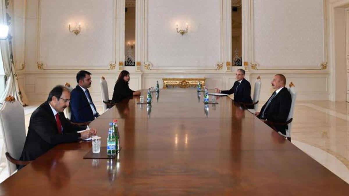 Bakan Kurum, Azerbaycan Cumhurbakan Aliyev'i ziyaret etti