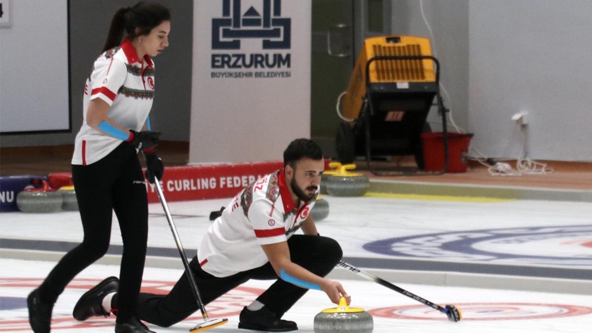 Curling 2022 K Olimpiyat Oyunlar n eleme heyecan Erzurum'da devam ediyor