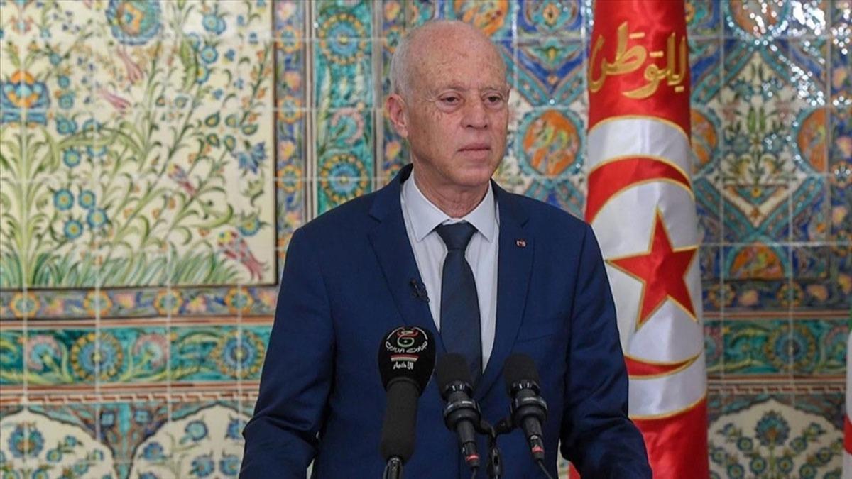 Tunus Cumhurbakan Said lkesindeki durumun ABD Kongresinin gndemine alnmasndan rahatsz