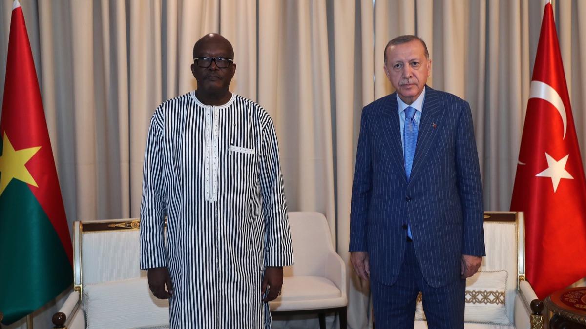Cumhurbakan Erdoan, Burkina Faso Cumhurbakan Kabore ile grt 