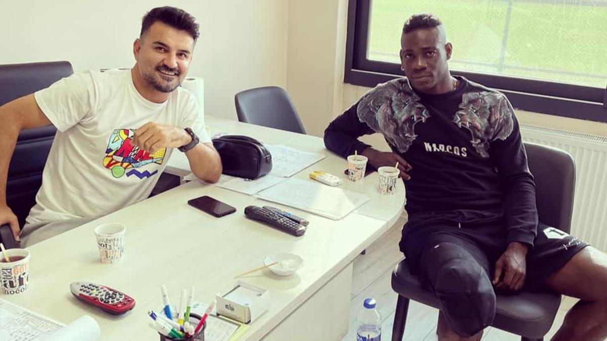 Mario Balotelli, malarn karmad Menemenspor'u ziyaret etti