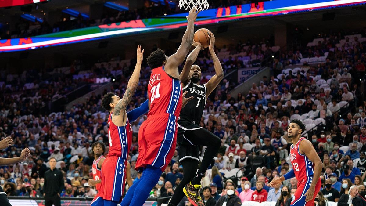 Furkan Korkmaz'n Philadelphia's Kevin Durant' durduramad