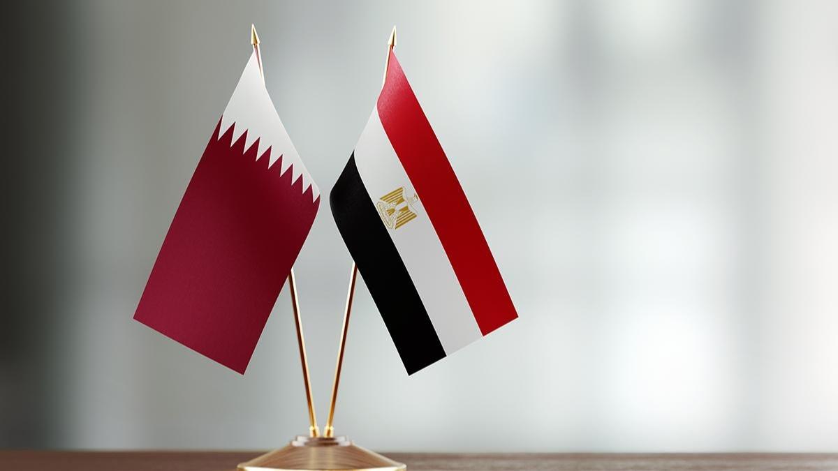 Katar Devlet Bakan ile Msr'n Doha Bykelisi bir araya geldi