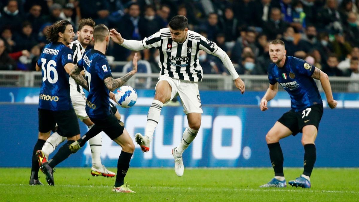 Juventus, Inter deplasmanndan 1 puan son dakikalarda kurtard
