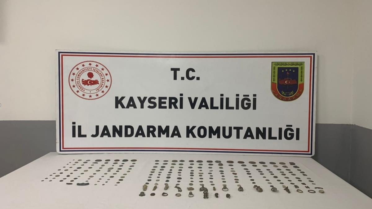 Kayseri'de tarihi eser operasyonu