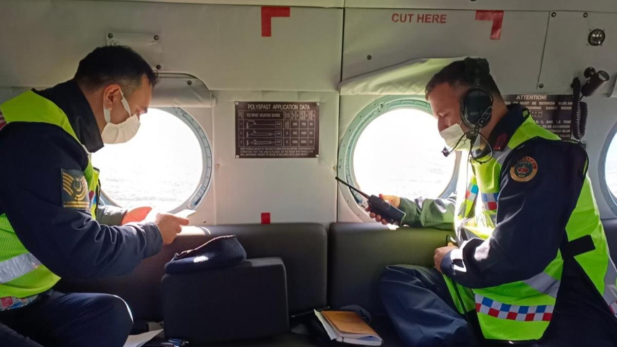 Kuzey Marmara Otoyolu'nda helikopterli denetim