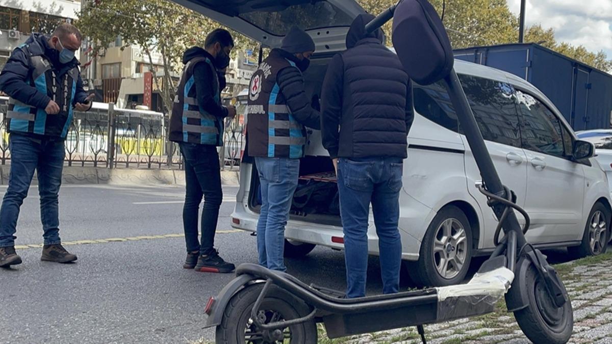 Elektrikli scooter kullananlara denetim! 